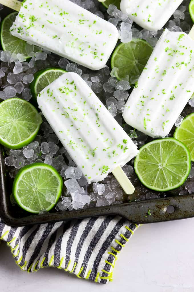 creamy lime popsicles MSWorld